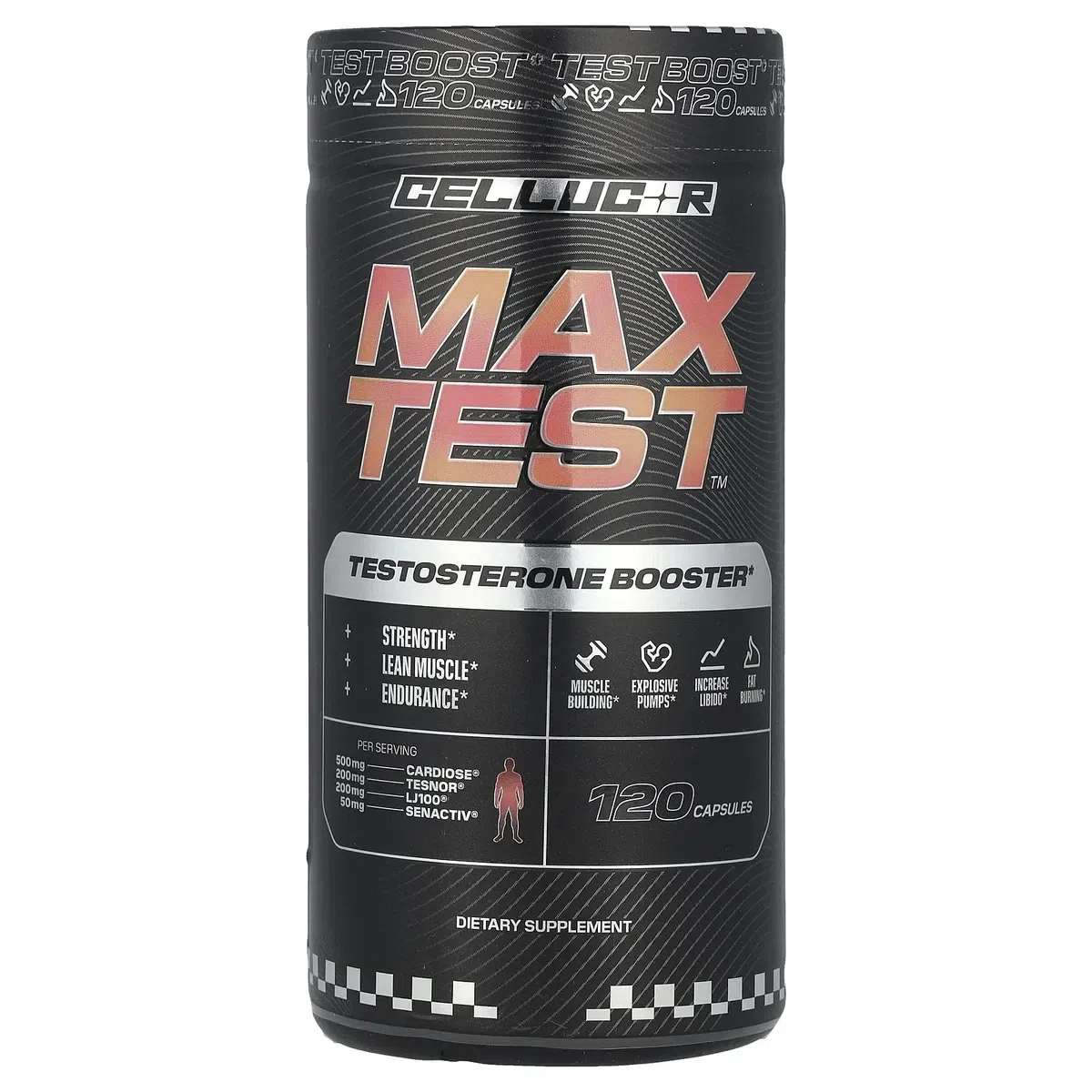 Max Test Testosterone Booster, 120 Capsules 1 each