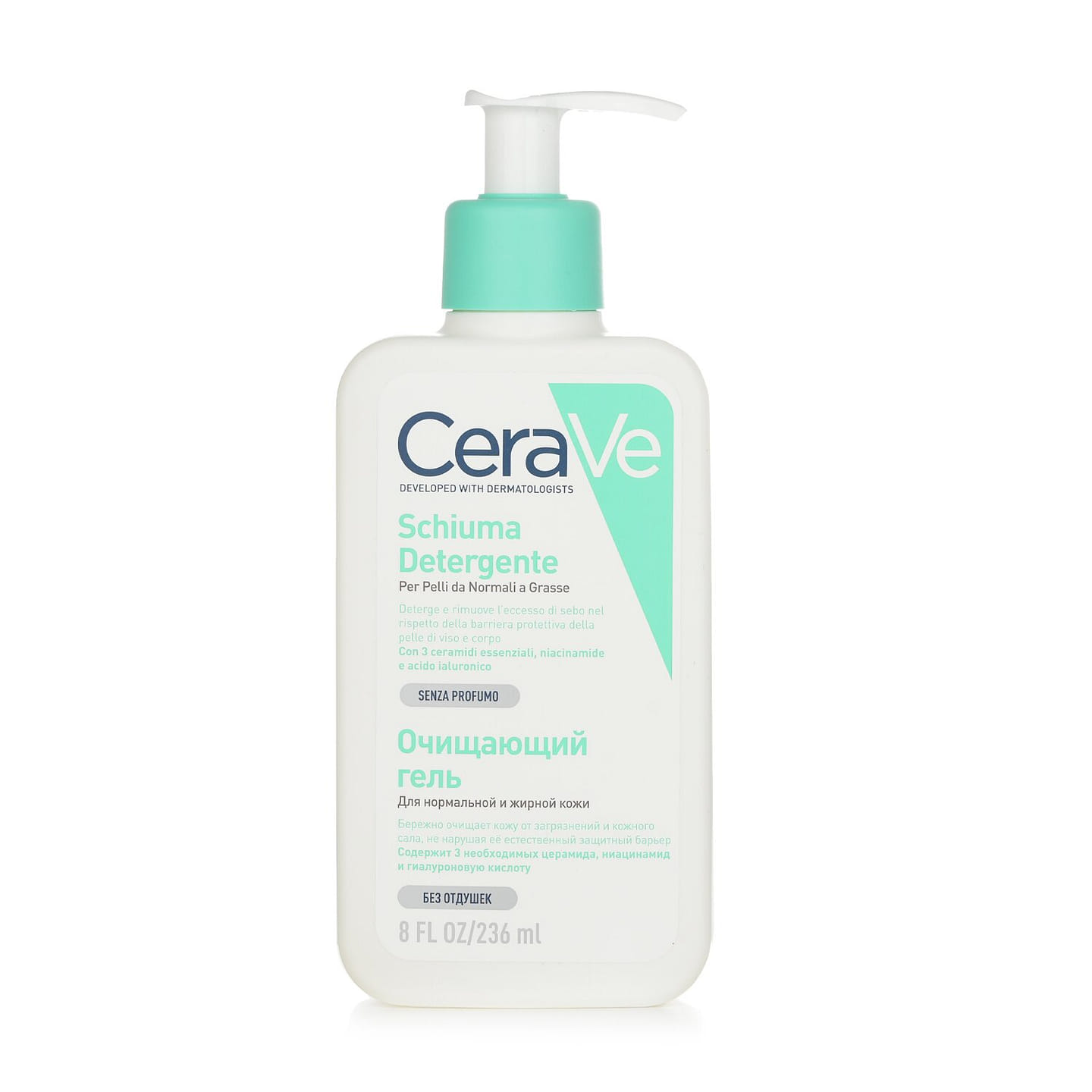 CeraVe Foaming Cleanser For Normal to Oily Skin 236ml/8oz 236 ml