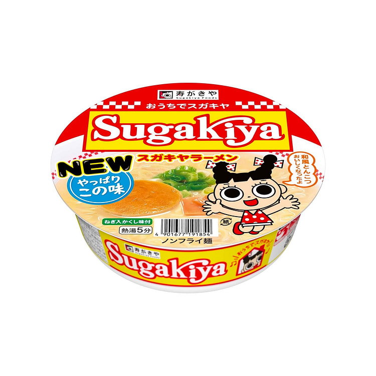 Japanese Noodles Ramen SUGAKIYA Tonkotsu Cup 100g
