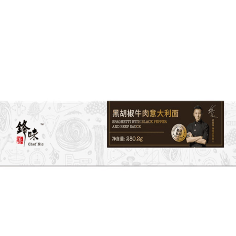 锋味派意大利面黑椒牛肉味280.2g