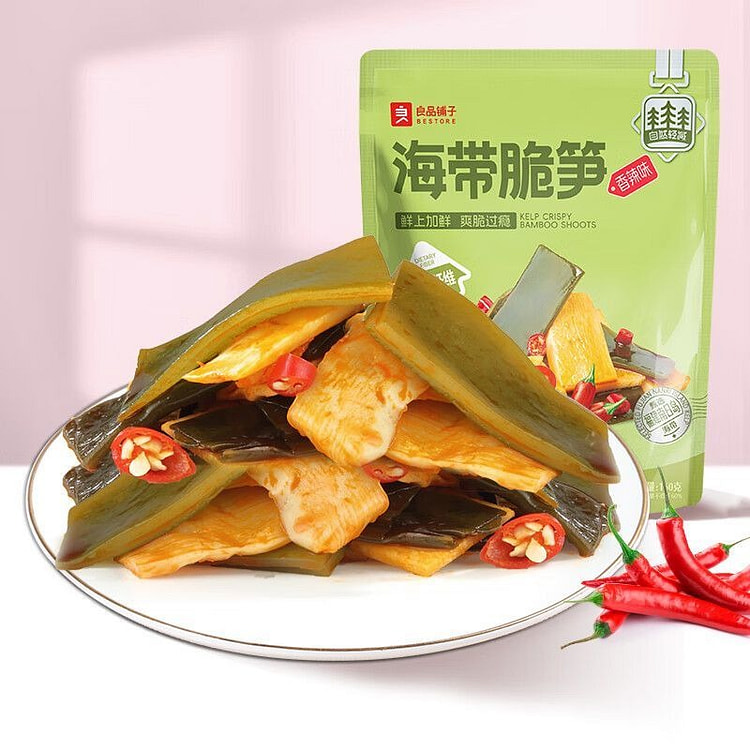 Bestore Spicy Crispy Bamboo Shoots and Kelp 160g 160 g