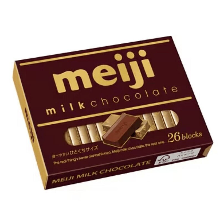 Meiji明治巧克力 钢琴牛奶味 26枚 120 克