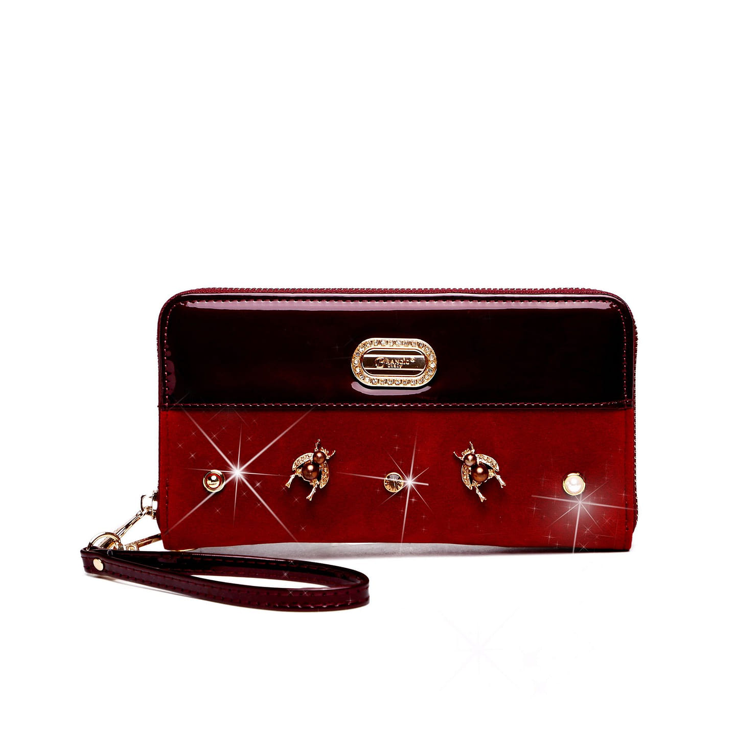 Honey Bee Adore Handbag Burgundy Wallet [RMC8828-BG] 1 each
