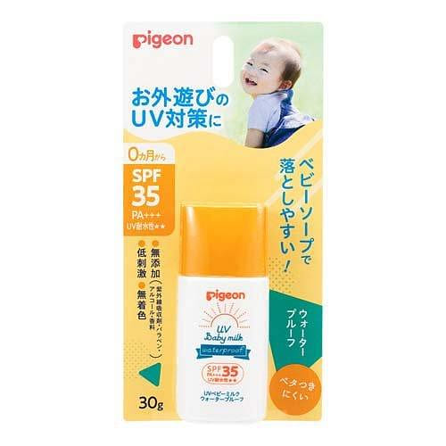 PIGEON UV Baby Milk Waterproof 30g SPF35 PA+++ 1 each