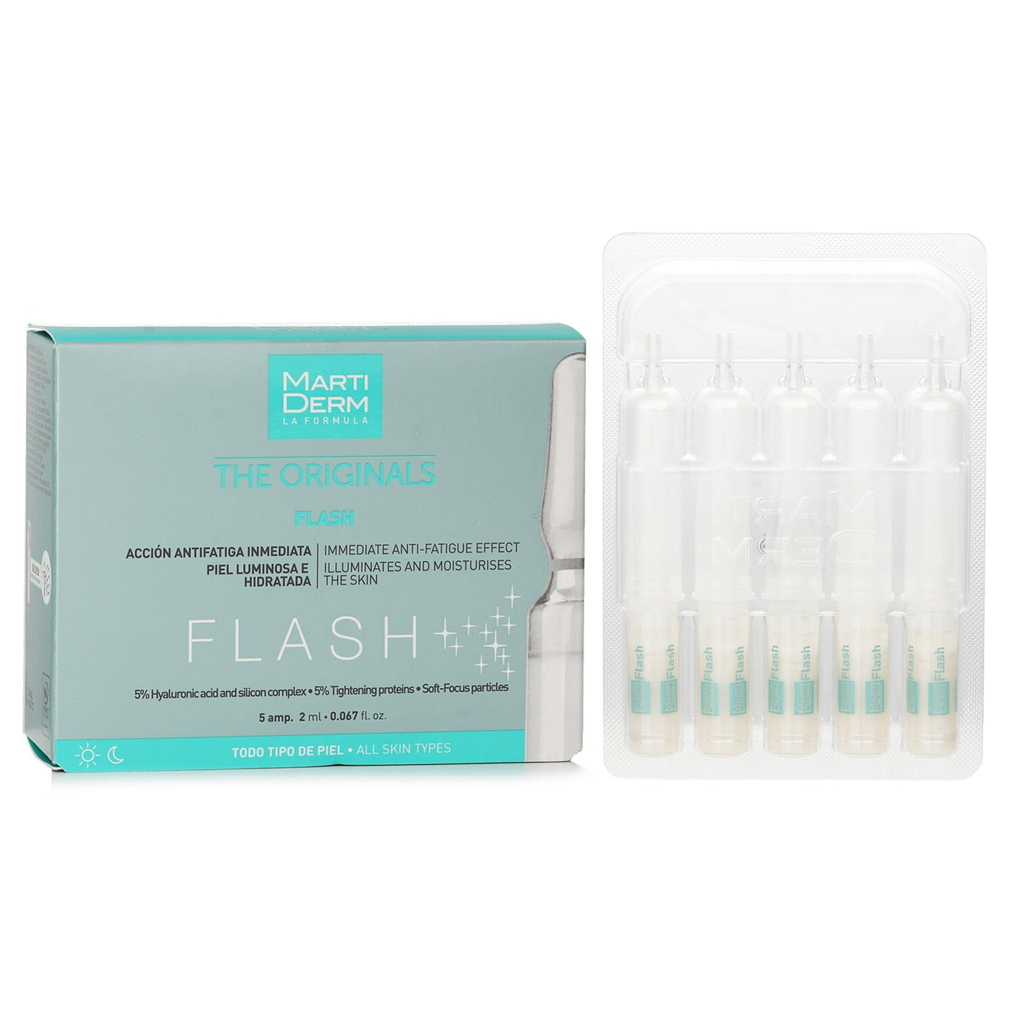 Martiderm Flash Ampoules Anti-fatigue (For All 5 ml
