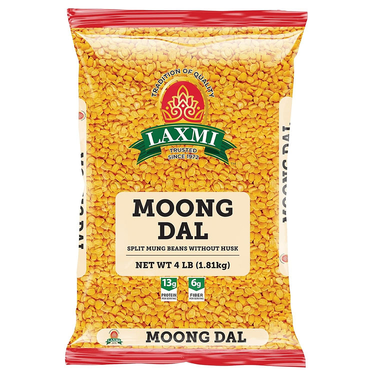 Laxmi Moong Dal (Split Mung Beans) 4LB 1 pack