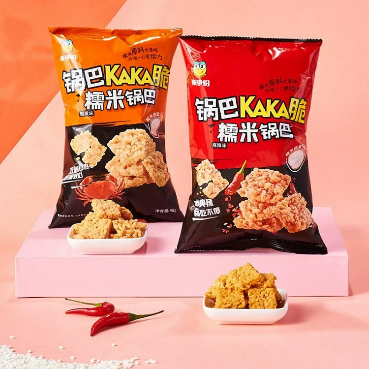 LYFEN Crispy Ye Glutinous Rice Cracker (Spicy)