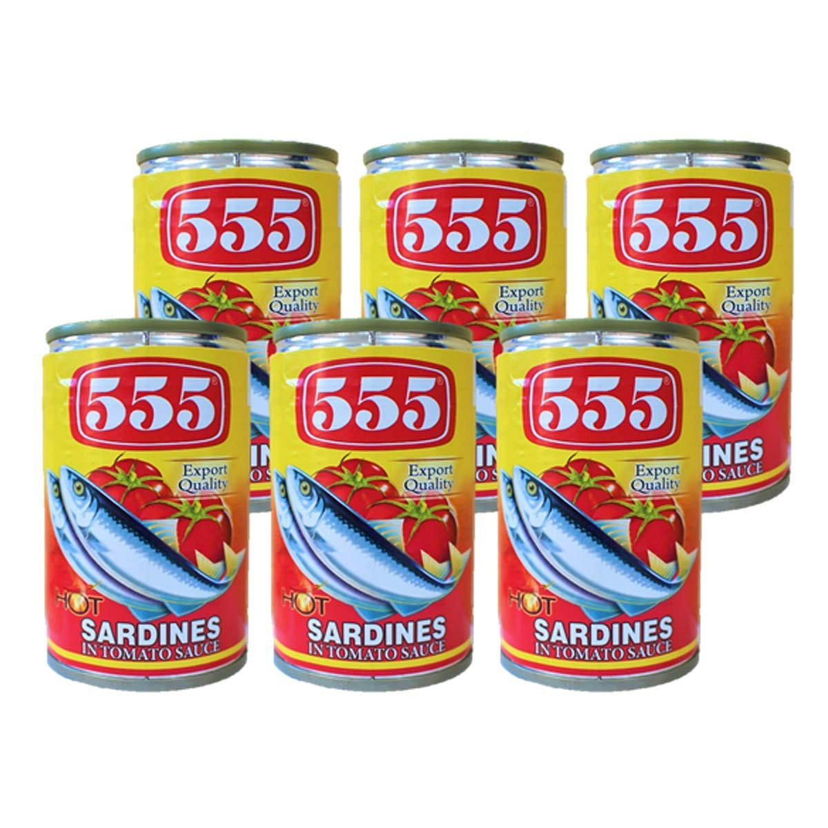 555 番茄辣椒沙丁鱼罐头(辣味)6瓶装 沙丁鱼酱 1 份