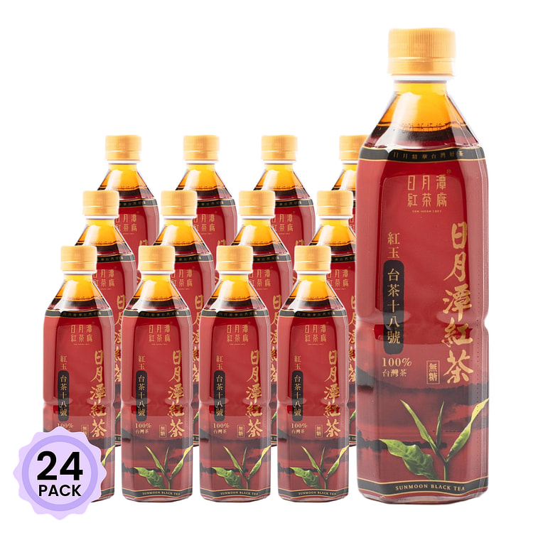 日月潭 台茶18号红玉红茶(无糖) 490 毫升*24 包