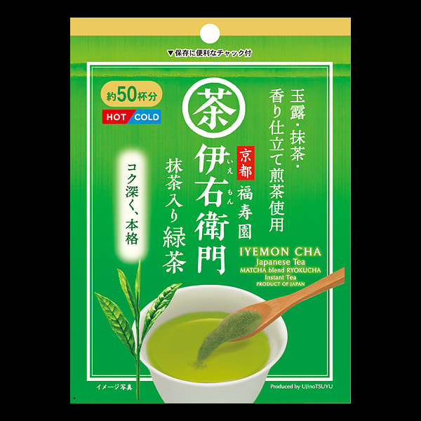 伊右卫门速溶抹茶绿茶 40g BB 10/6/25