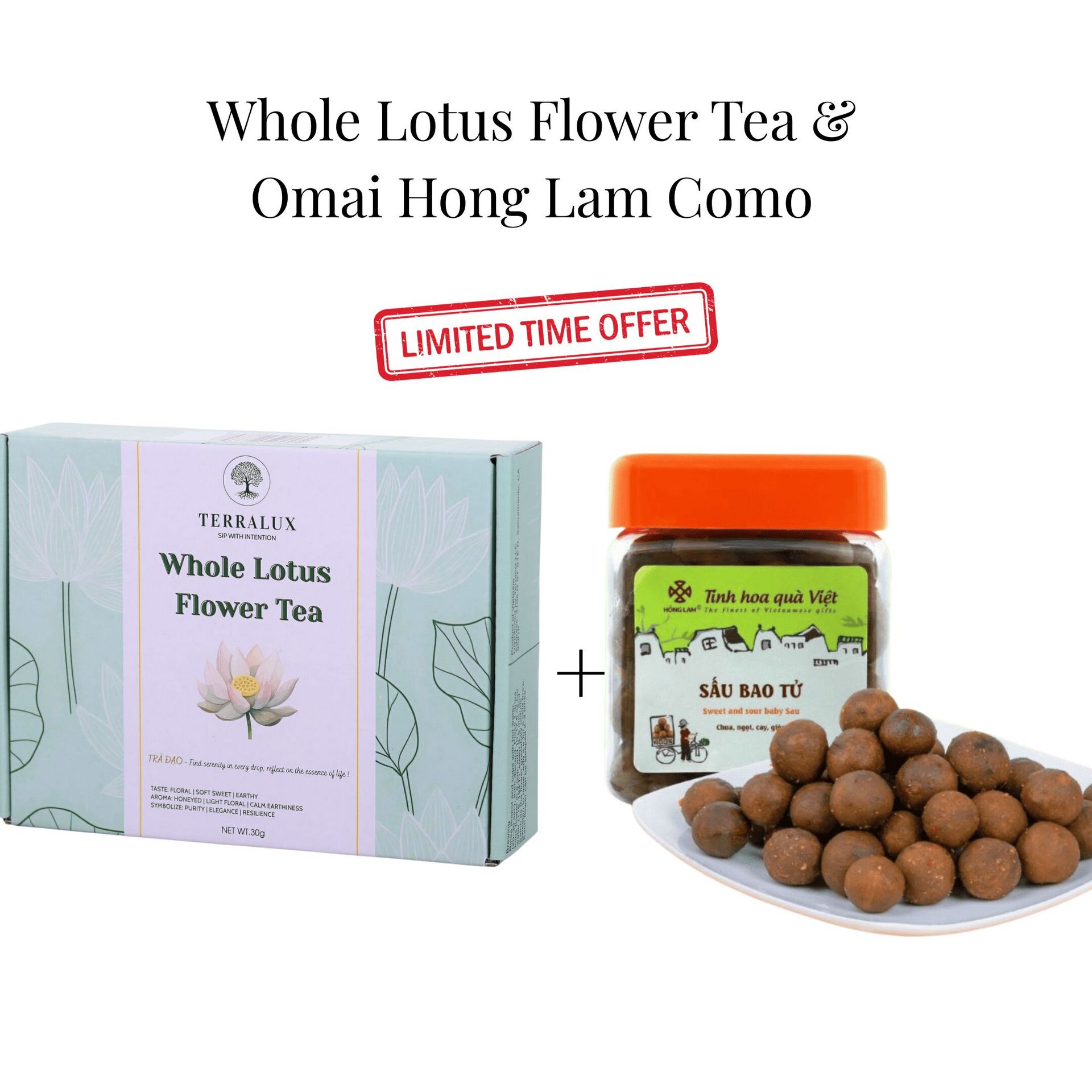 Get Whole Lotus Flower Tea & Omai Combo 1 box Delivered | Weee! Asian ...