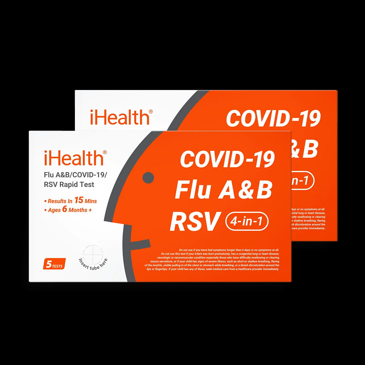 FluA/Flu B/COVID-19/RSV 4-in-1 Rapid Test 10 tests 10 pack
