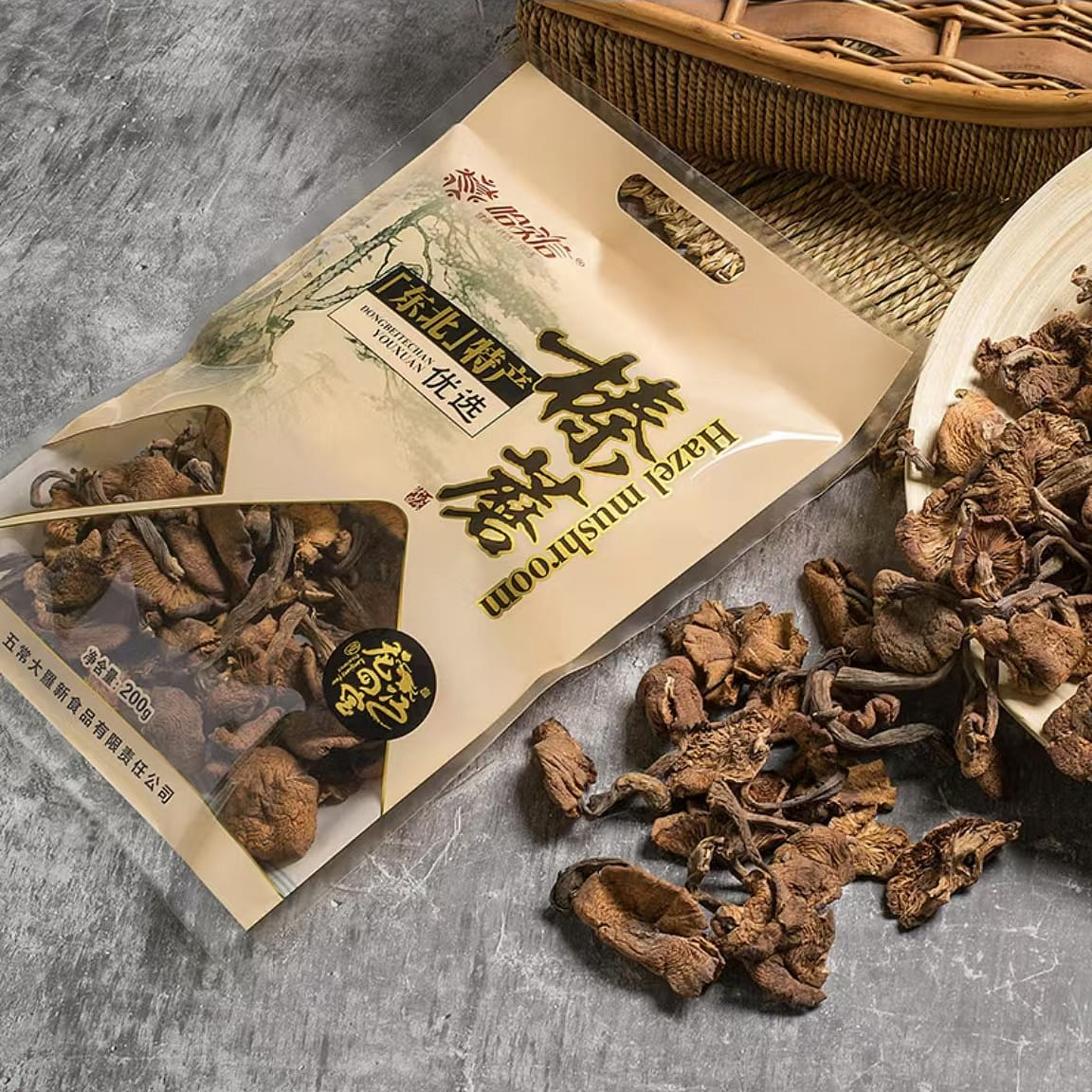 Haerxin Wild Hazelnut Mushrooms Northeast Mountain 200 g