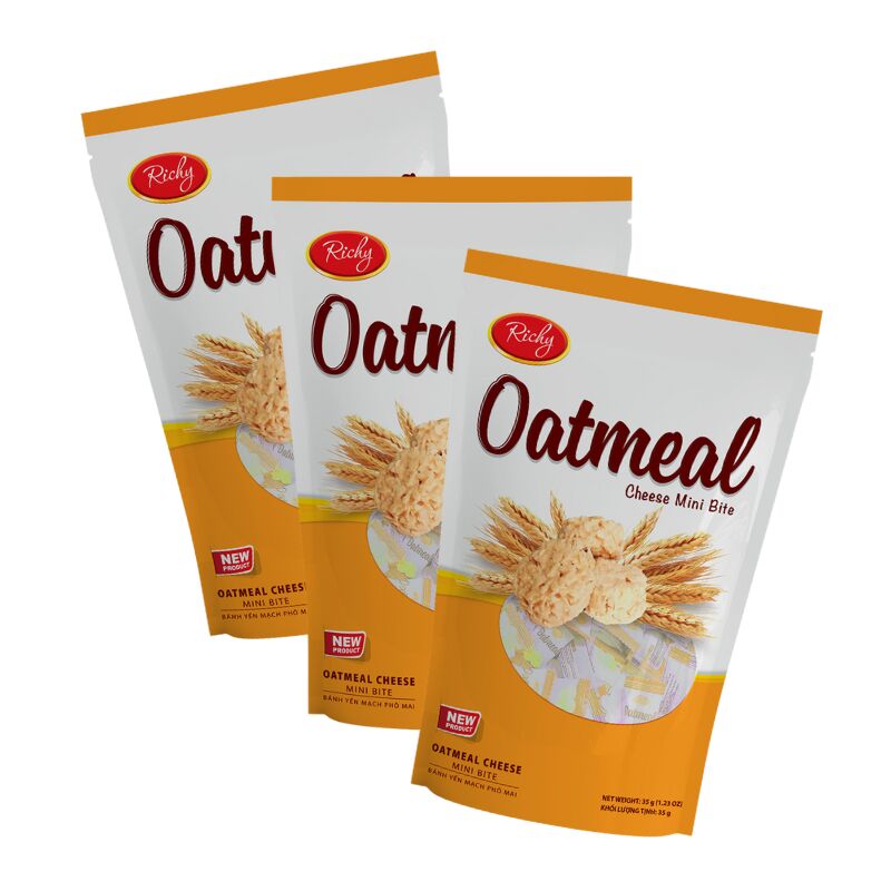 Oatmeal Snack Cheese Flavor (Pack of 3) 35 g