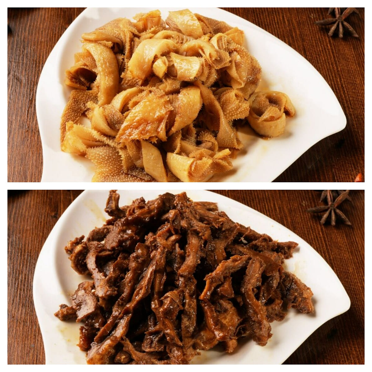 辣卤双拼(蜂窝金钱肚+牛百叶) 200 克