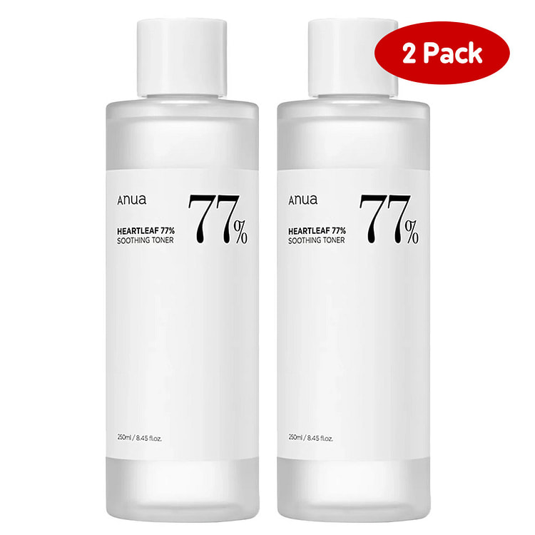 anua HeartLeaf 77% Soothing Toner, 250ml (2 pack)