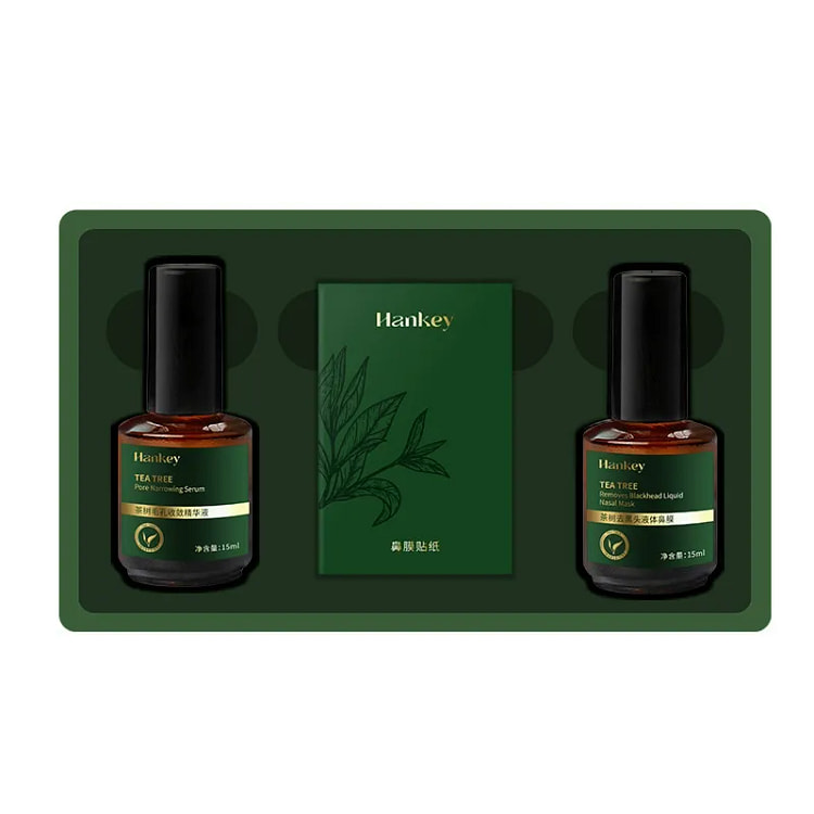 韩纪 茶树清洁毛孔粉刺黑头三件套 1 盒
