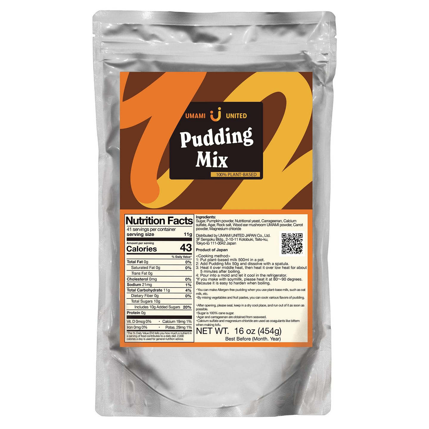 Umami Pudding Mix 16 oz