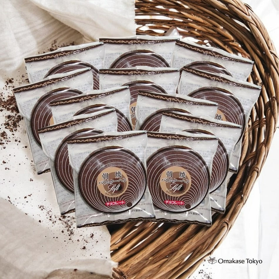 Kashihara Freshly Baked Baumkuchen Asayaki Choco 700 그램