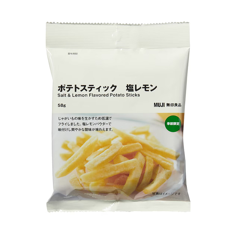 MUJI Salt and Lemon Potato Sticks (min 3)