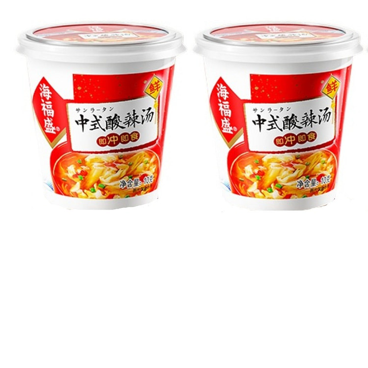 海福盛 芙蓉鲜蔬汤蔬菜中式酸辣汤 10g*2 杯装
