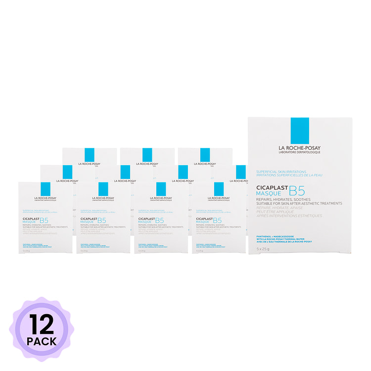 理肤泉B5面膜 多效保湿 5片装 1 盒*12 包