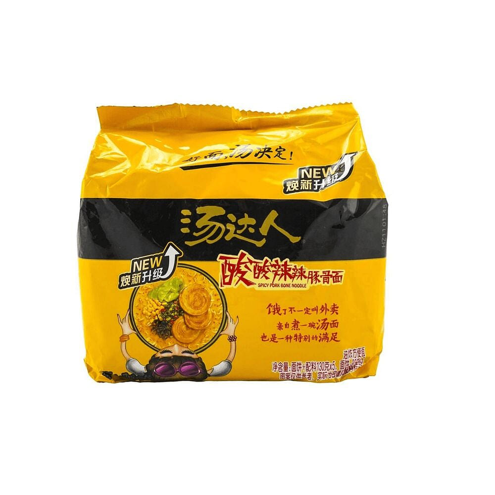 UNIF Spicy Pork Bone Noodles 5 Pack 130 g*5 pack