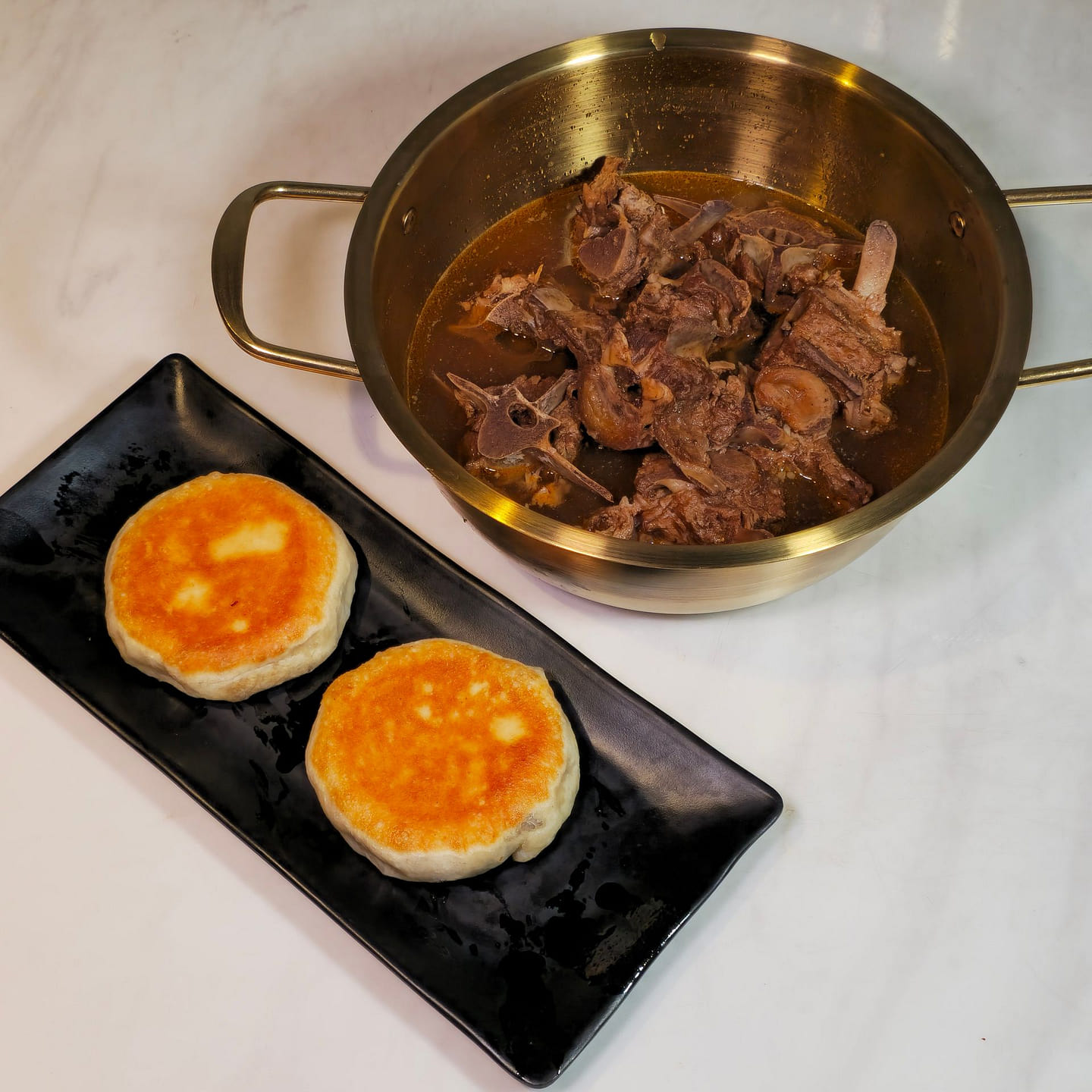 清汤羊蝎子大份+酱肉火烧2个 1 份