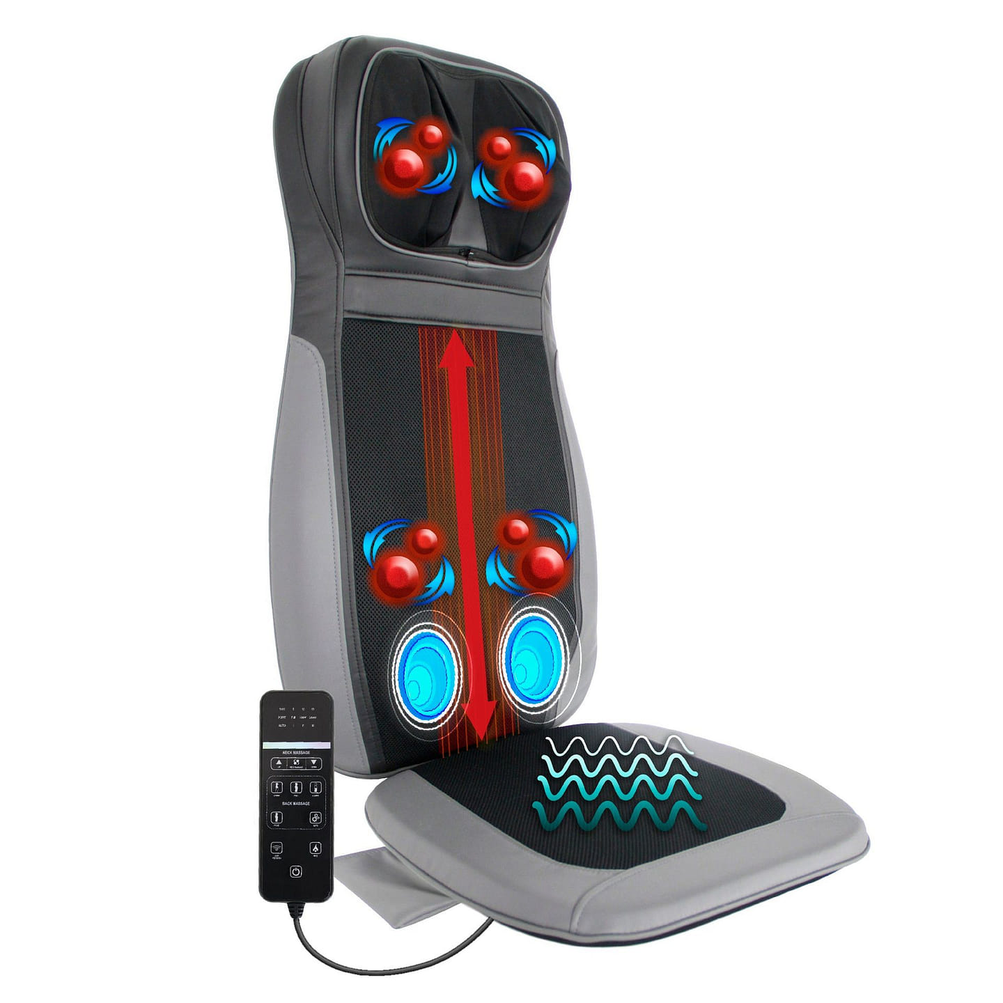 Daiwa Felicity Shogun BackNeckMassage Seat Cushion 1 each