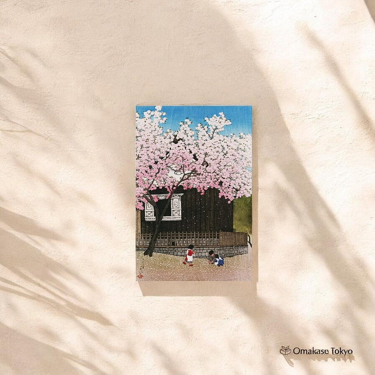 Kawase 海报复制品 - (A3) 2-粉色 272 克