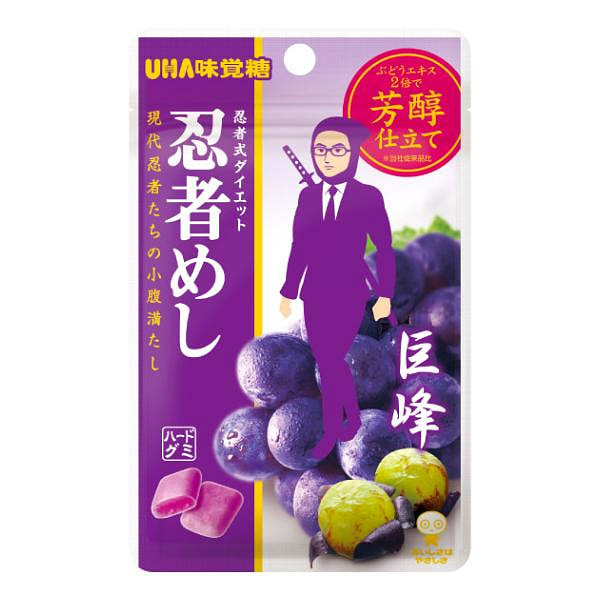 悠哈 味觉糖 忍者 巨峰葡萄味 软糖 20g 1 份
