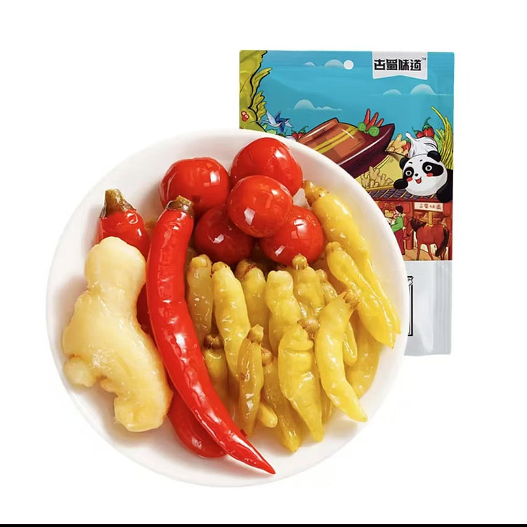 Ancient Shu flavor Spicy Three Treasures Pickled P
