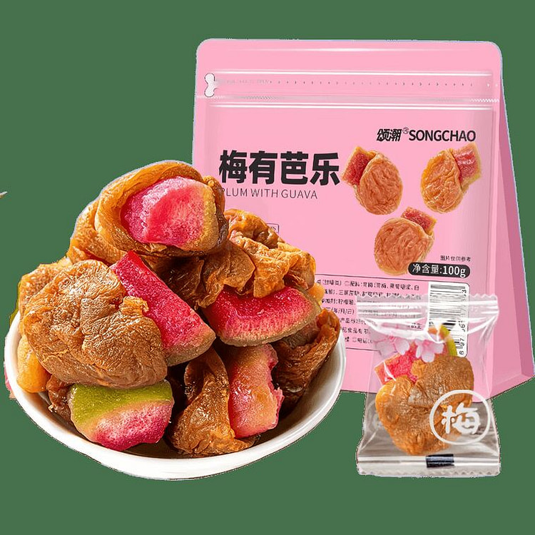 Dried Guava Stuffed Guava Green 100g*1bag 100 g
