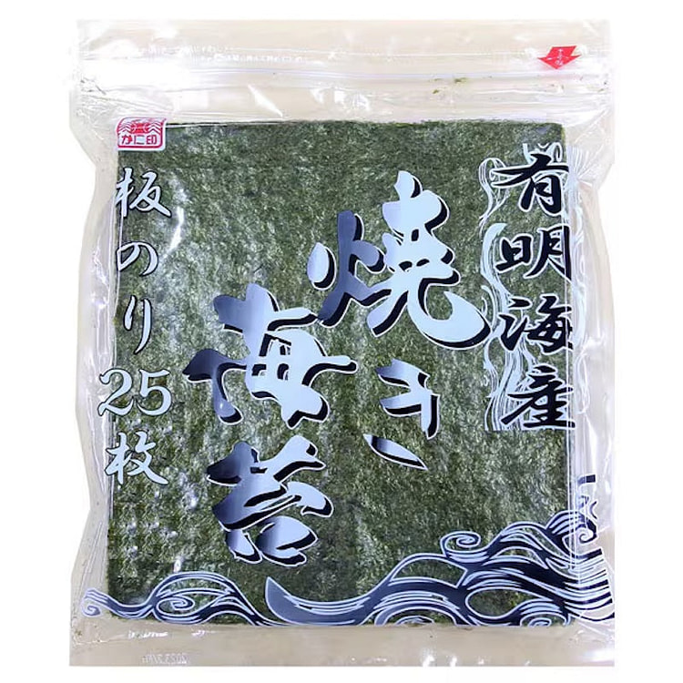 Kani Jirushi Ariake Roasted Seaweed 25 Sheets 1 each