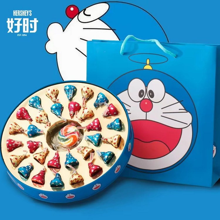 好时KISSES哆啦A梦糖果零食礼盒 1盒 150 克