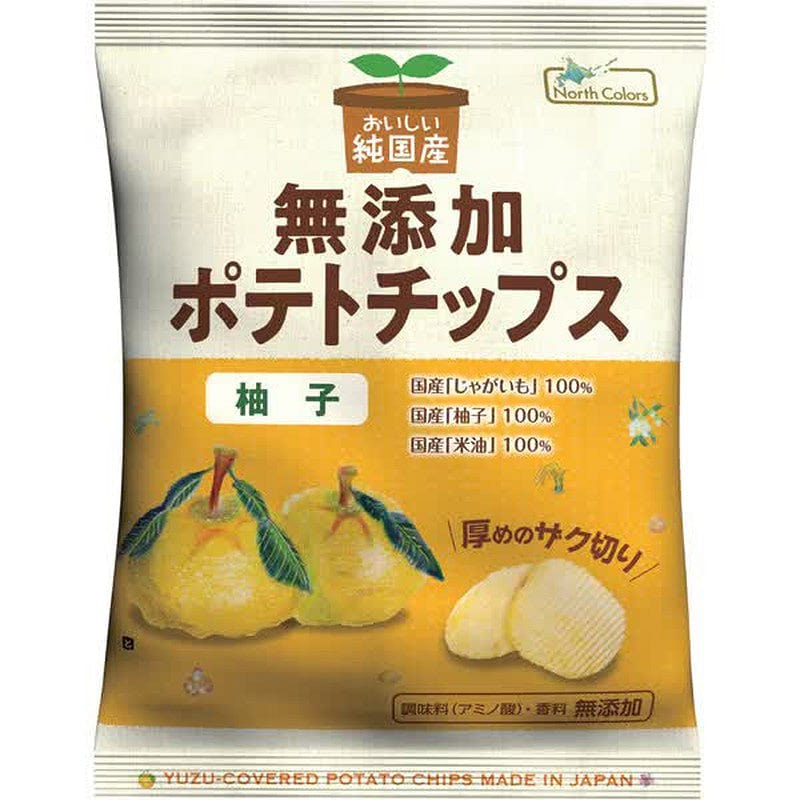 North Colors Pure Japanese Potato Chips Yuzu 1 each