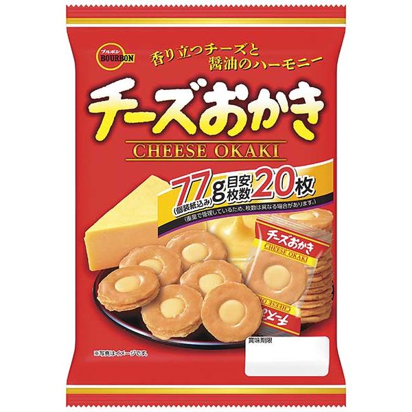 Bourbon Cheese Rice Crackers 77g 1 each