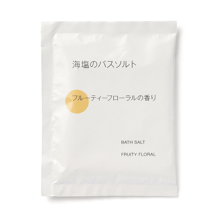無印良品 シーソルト バスソルト フルーティ＆フローラル 40g/袋 1 各