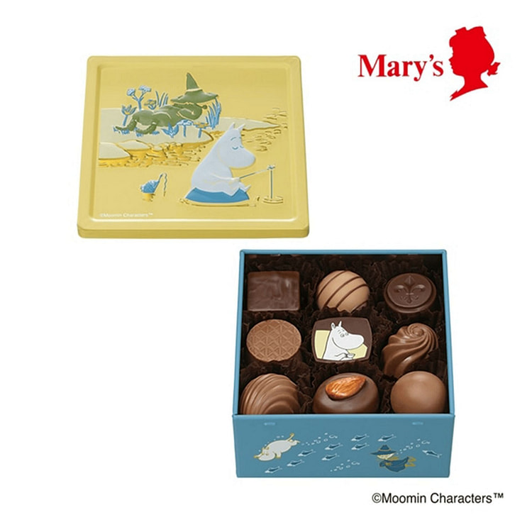 Mary's 姆明联名 坚果咖啡巧克力 9块 1 份