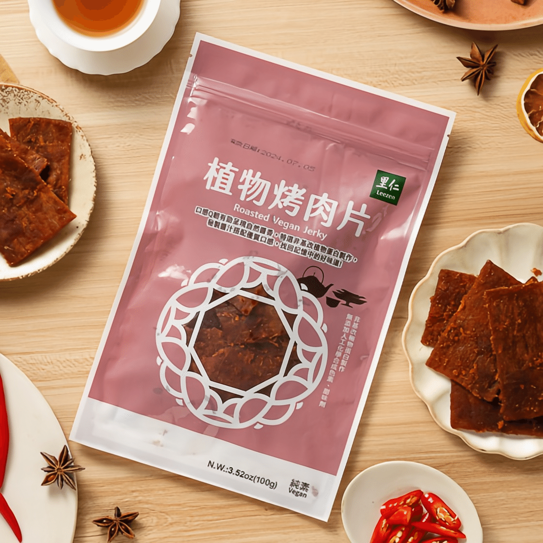 植物烤肉片 1 份
