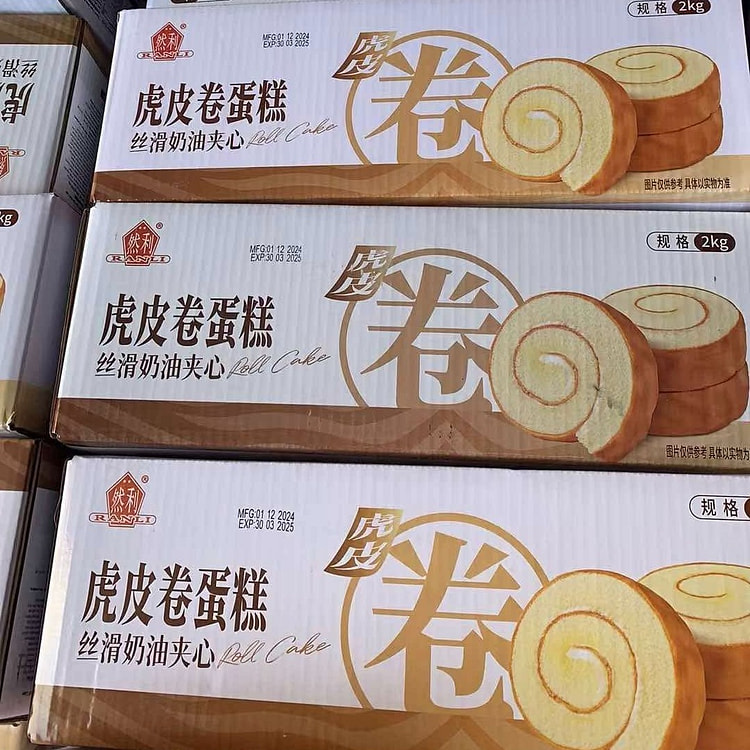虎皮卷速食早餐面包 2kg 新品