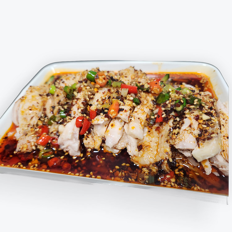 Steamed Chicken with Chili Sauce