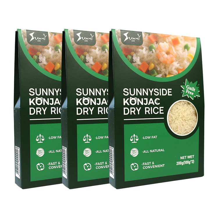 Sunnyside Konjac Dry Rice 3 Pack 200 g*3 pack