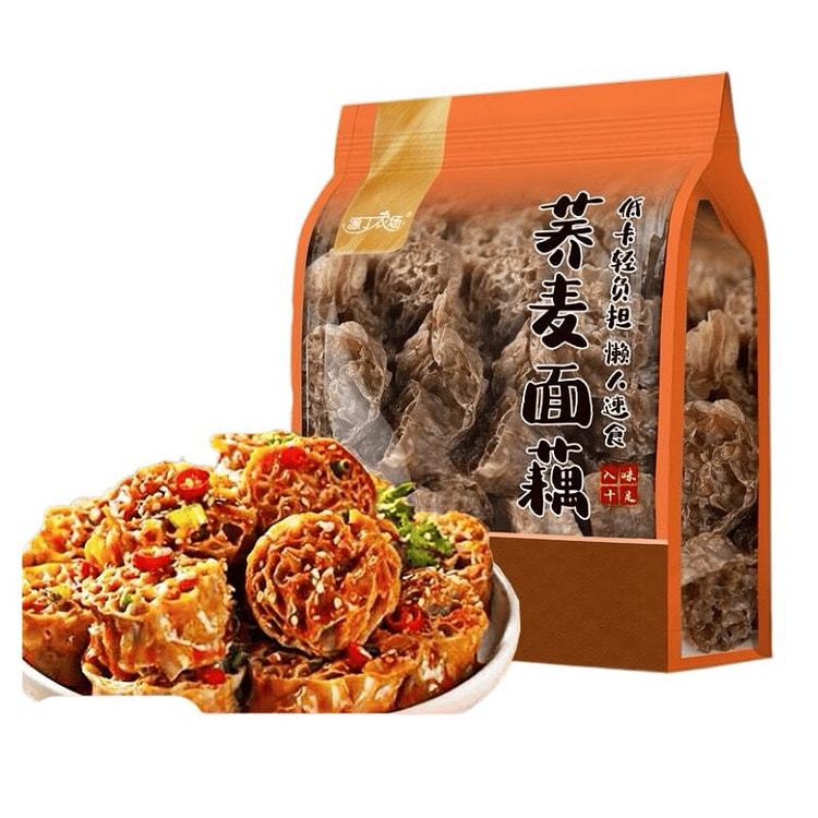 源丁农场 吸汁荞麦面藕  荞麦0脂轻食 1袋 250 克