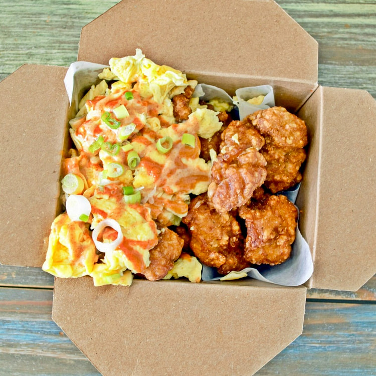 酥脆爆汁唐揚雞滑蛋盒 450 克