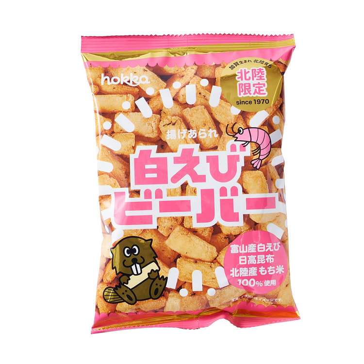 Beaver Rice Crackers White Shrimp