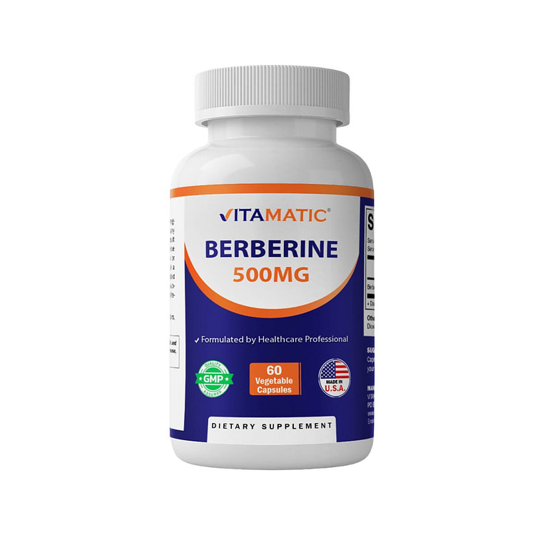Berberine 500mg - 60 Vegetable Capsules