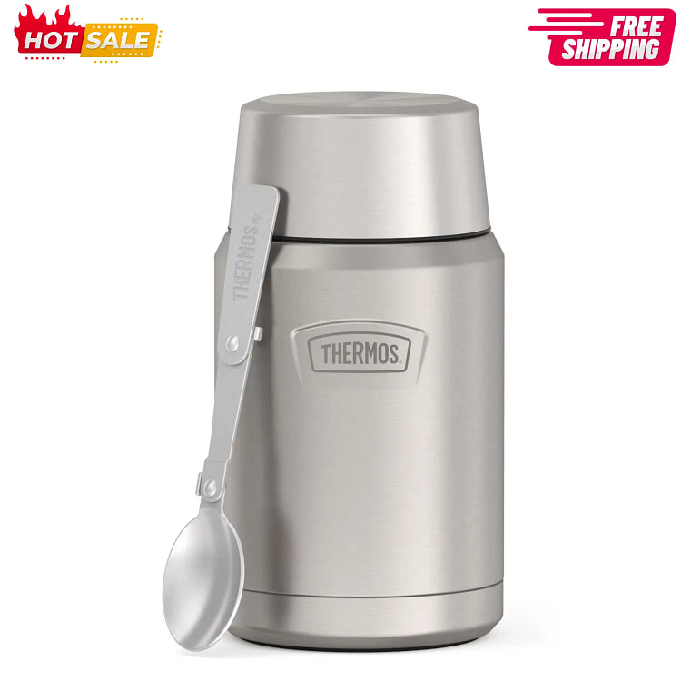 Thermos 24盎司真空保温不锈钢保温杯 1 盒