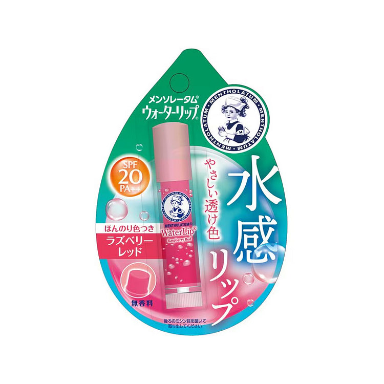 Mentholatum Water Lip Raspberry Red SPF20 1 count