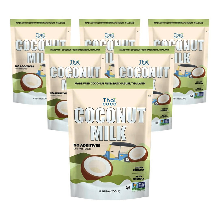 Thai Coco - 低脂无糖椰奶 - 6包